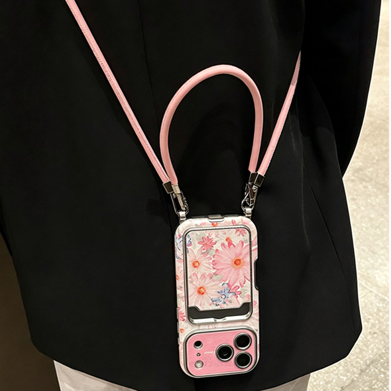 Pink Floral Faux Leather Textu - огляд і ціна Leather Card Wallet