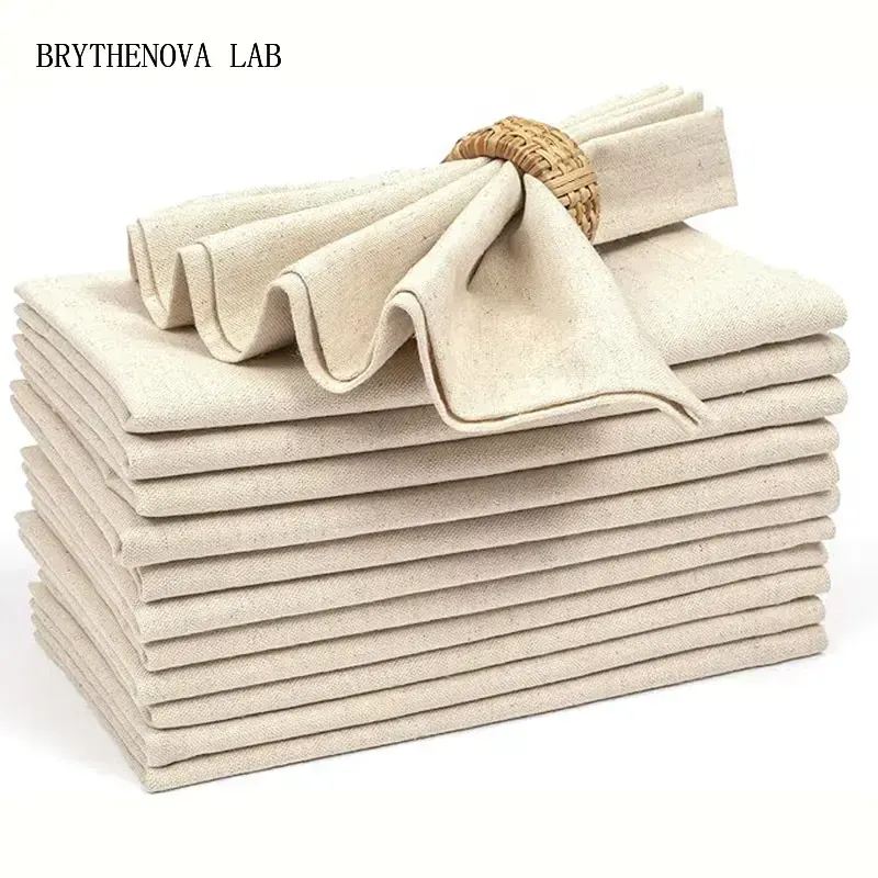 Set of 6/10/12 30x30cm Linen N - огляд і ціна Linen Napkin Set