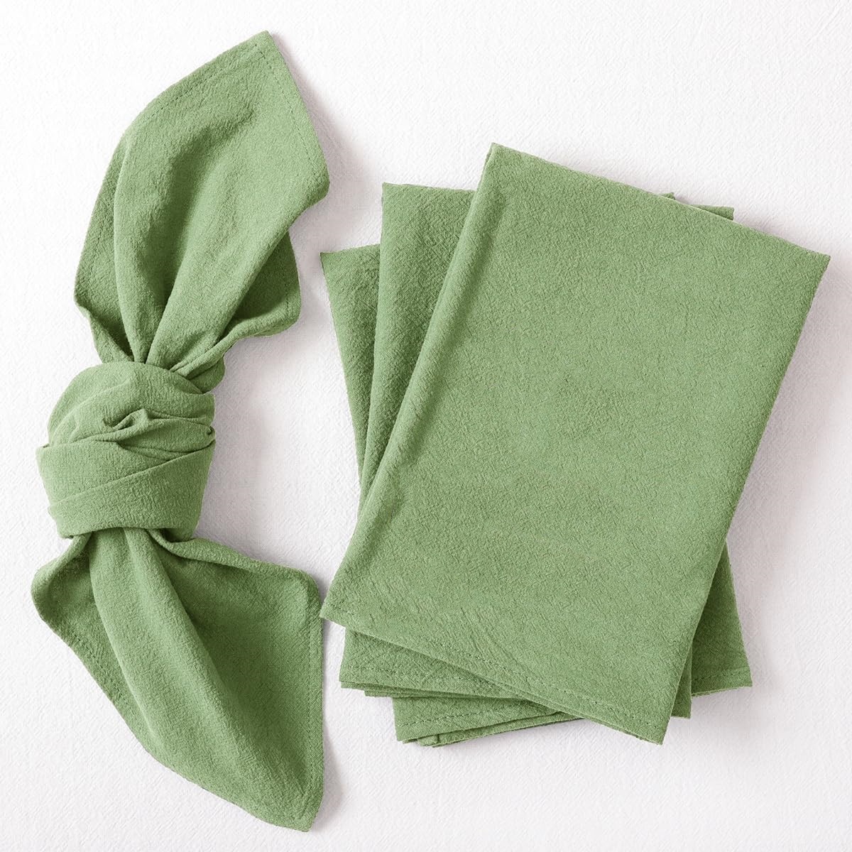 Linen Cloth Napkins Set of 8/6 - огляд і ціна Linen Napkin Set