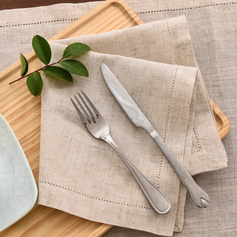 1/5/10pcs Hemstitched Linen Kh - огляд і ціна Linen Napkin Set