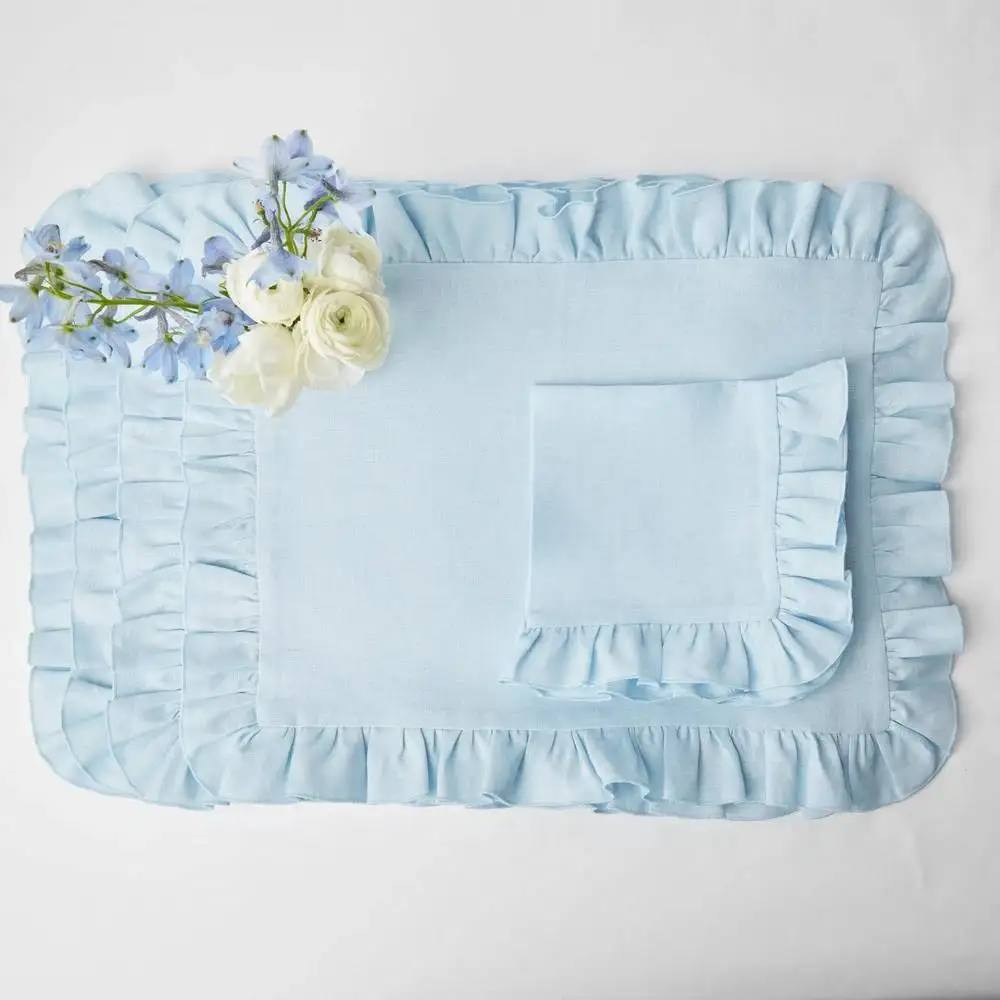 Set of 6 100% Linen Napkins We - огляд і ціна Linen Napkin Set