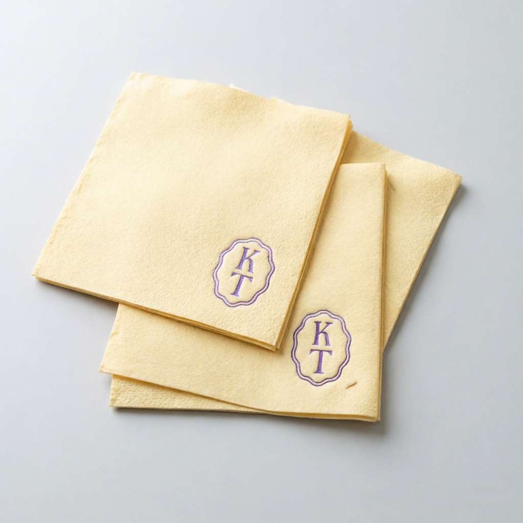 50pcs Custom Cocktail Wedding  - огляд і ціна Linen Napkin Set